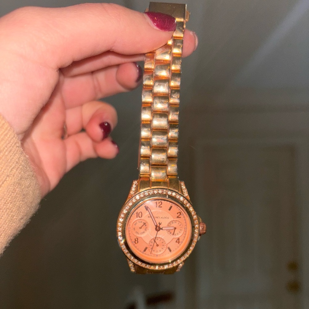 Michael Kors rose gold watch